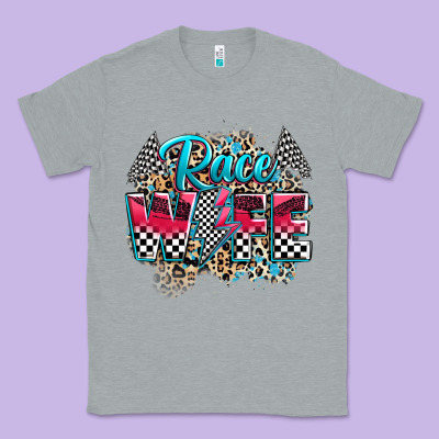 Race Wife Classic Tee Designed By Zillion Design Studio