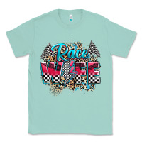 Seafoam race wife Classic Tee - Zillion Design Studio