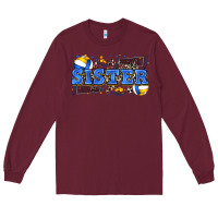 Burgundy sister volleyball Long Sleeve Tee - Zillion Design Studio