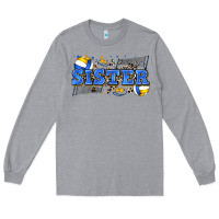 Heather Grey sister volleyball Long Sleeve Tee - Zillion Design Studio