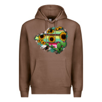 Chestnut Colima State Of Mexico Map Premium Hoodie - RanaPortraitStore