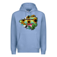 Colony Blue Colima State Of Mexico Map Premium Hoodie - RanaPortraitStore