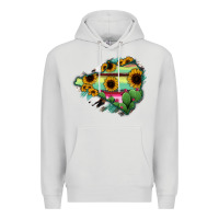 Dove Grey Colima State Of Mexico Map Premium Hoodie - RanaPortraitStore