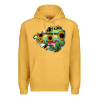 Mustard Colima State Of Mexico Map Premium Hoodie - RanaPortraitStore