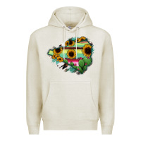Oatmeal Heather Colima State Of Mexico Map Premium Hoodie - RanaPortraitStore