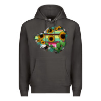 Smoke Colima State Of Mexico Map Premium Hoodie - RanaPortraitStore