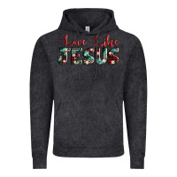 Vintage Black love like jesus Vintage Hoodie - AdoDesignShop