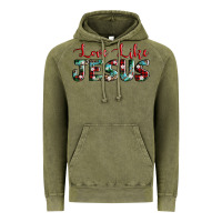 Vintage Olive love like jesus Vintage Hoodie - AdoDesignShop