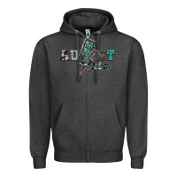 Charcoal Heather aunt vibes Zipper Hoodie - SublimationCraftShop