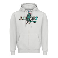 Dove Grey aunt vibes Zipper Hoodie - SublimationCraftShop