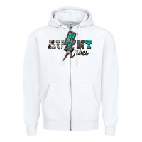 White aunt vibes Zipper Hoodie - SublimationCraftShop
