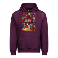 Mauve Wine the gamer elf Urban Hoodie - MaliasSmallBusiness