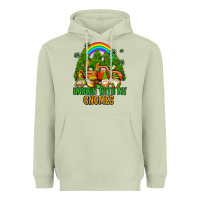 Matcha hangin with my gnomes with rainbow Heavyweight Hoodie - AdoDesignShop