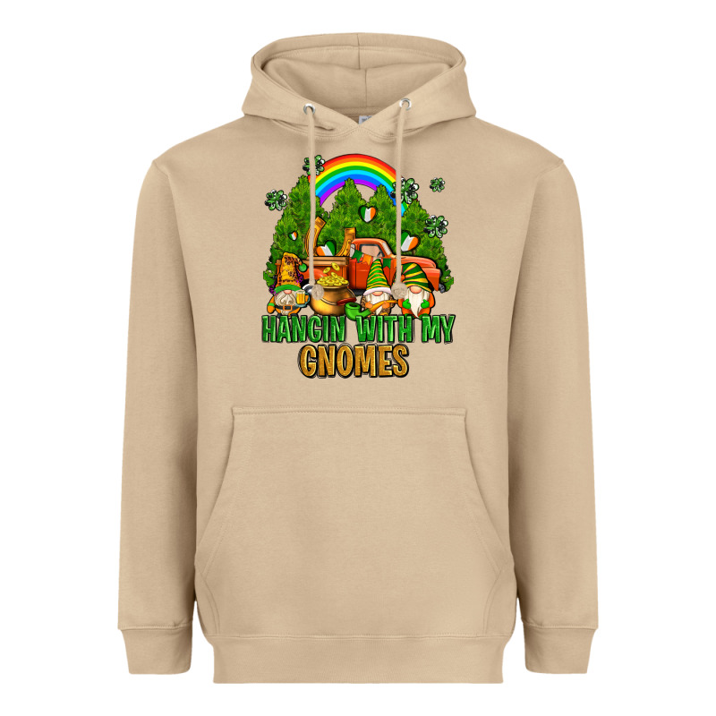 Hangin With My Gnomes With Rainbow Heavyweight Hoodie by AdoDesignShop | Teevron