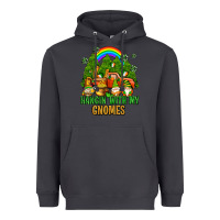 Smoke hangin with my gnomes with rainbow Heavyweight Hoodie - AdoDesignShop