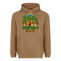 Toasted Coconut hangin with my gnomes with rainbow Heavyweight Hoodie - AdoDesignShop