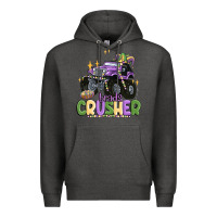 Charcoal Heather beads crusher Premium Hoodie - MaliasSmallBusiness