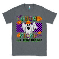 Charcoal Heather I Ghost People All Year Round Classic Tee - texasbilliewilder