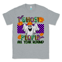 Heather Grey I Ghost People All Year Round Classic Tee - texasbilliewilder