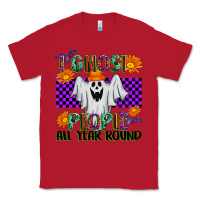Red I Ghost People All Year Round Classic Tee - texasbilliewilder