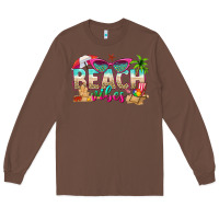 Chestnut beach vibes Long Sleeve Tee - texasbilliewilder
