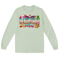 Matcha beach vibes Long Sleeve Tee - texasbilliewilder