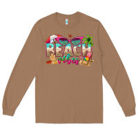 Toasted Coconut beach vibes Long Sleeve Tee - texasbilliewilder