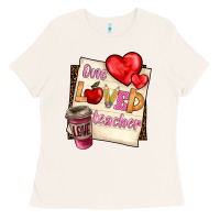 Bone one loved teacher Ladies Tee - BarkalooDesign