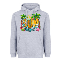 Heather Grey sun kissed summer Heavyweight Hoodie - Jasminsmagicworld