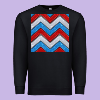 Glitter 4th Of July Seamless Pattern Premium Sweatshirt Designed By Bundleandbundleshop