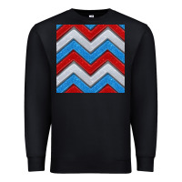 Black Glitter 4th of July Seamless Pattern Premium Sweatshirt - BundleAndBundleShop