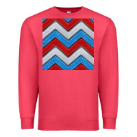 Cardinal Glitter 4th of July Seamless Pattern Premium Sweatshirt - BundleAndBundleShop