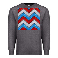 Charcoal Heather Glitter 4th of July Seamless Pattern Premium Sweatshirt - BundleAndBundleShop