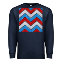 Navy Glitter 4th of July Seamless Pattern Premium Sweatshirt - BundleAndBundleShop