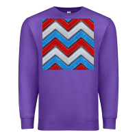 Purple Glitter 4th of July Seamless Pattern Premium Sweatshirt - BundleAndBundleShop