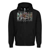 Black being a mom makas my life complete Zipper Hoodie - SublimationCraftShop