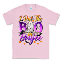 Bubblegum Pink I Put The Boo In Boujee Classic Tee - texasbilliewilder