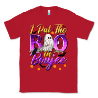 Red I Put The Boo In Boujee Classic Tee - texasbilliewilder
