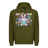 Army Green hip hop easter Premium Hoodie - MaliasSmallBusiness