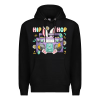 Black hip hop easter Premium Hoodie - MaliasSmallBusiness