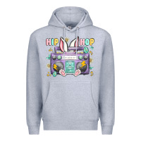 Heather Grey hip hop easter Premium Hoodie - MaliasSmallBusiness