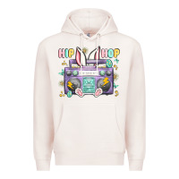 Pale Pink hip hop easter Premium Hoodie - MaliasSmallBusiness