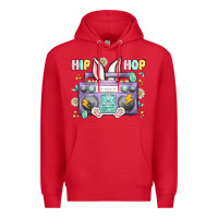 Red hip hop easter Premium Hoodie - MaliasSmallBusiness