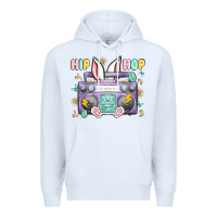 White hip hop easter Premium Hoodie - MaliasSmallBusiness
