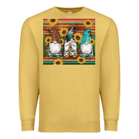 Antique Gold western gnomes cactus sunflowers serape wooden leopard gemstone Premium Sweatshirt - Artiststas