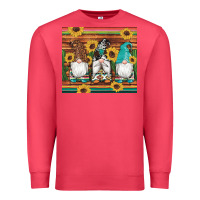 Cardinal western gnomes cactus sunflowers serape wooden leopard gemstone Premium Sweatshirt - Artiststas