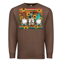 Chestnut western gnomes cactus sunflowers serape wooden leopard gemstone Premium Sweatshirt - Artiststas