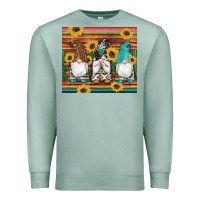Seafoam western gnomes cactus sunflowers serape wooden leopard gemstone Premium Sweatshirt - Artiststas