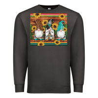 Smoke western gnomes cactus sunflowers serape wooden leopard gemstone Premium Sweatshirt - Artiststas