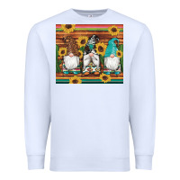 White western gnomes cactus sunflowers serape wooden leopard gemstone Premium Sweatshirt - Artiststas